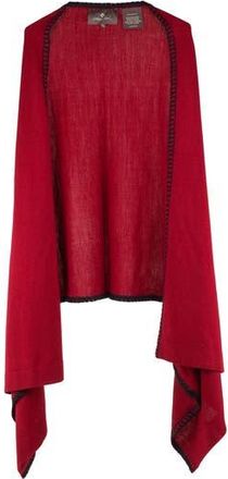 Patricia Nash Contrast Stitch Knit Ruana in Red at Nordstrom Rack