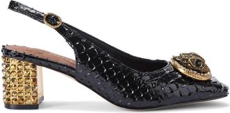 Kurt Geiger Chelsea pumps - women - Patent Leather/Leather/Leather - 35 - Black