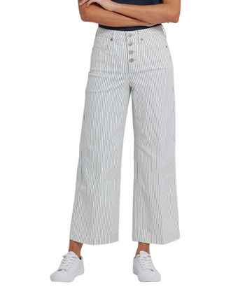NYDJ Nydj Teresa Palencia Stripe Wide Leg Jean