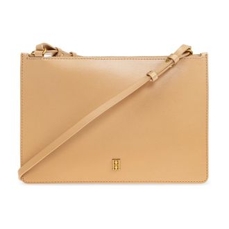 By Malene Birger Tassen, Dames, Beige, ONE Size, Leer, Shoulder Bag Aya