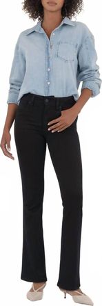 Kut from the Kloth Natalie High Rise Bootcut Jean In Black