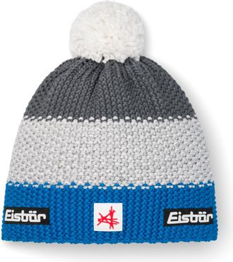 Eisbär Star Beanie with Bobble hat Knit (One Size - Blue)