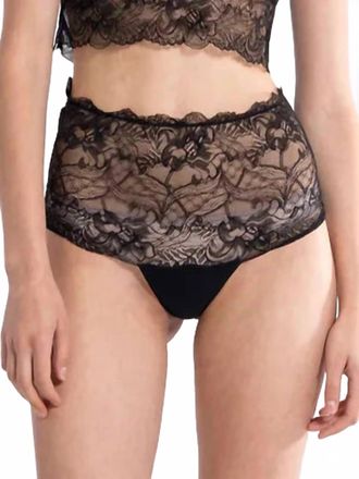 Oscalito Lace High-Waist Brief In Black