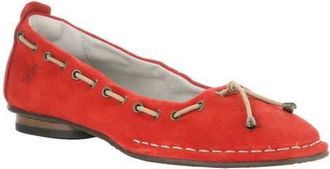 FLY London Bapi Ballet Flat in Scarlet at Nordstrom, Size 10-10.5Us
