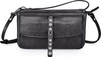 OLD TREND Monarda Genuine Leather Structured Convertible Crossbody in Grey at Nordstrom