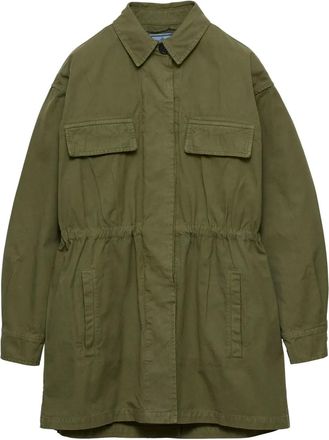 Prada Giacca Panama - Verde