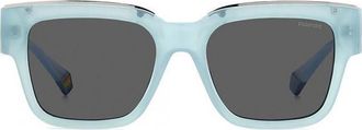 Polaroid Womens PLD-6198-S-X-MVUF2M9 PLD 6198 52 S X MVUF2M9 Sunglasses - Blue - One Size