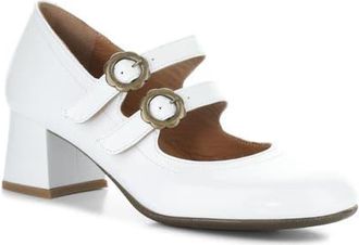 FLY London Paaf Mary Jane Pump in Off White at Nordstrom, Size 10-10.5Us