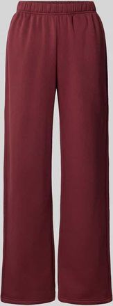 Pieces Regular Fit Jogpants aus Baumwoll-Mix Modell CHILLI in Dunkelrot, Größe XL