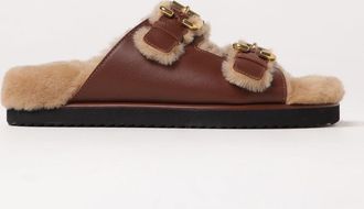 Chloé Sandalo Chloè in pelle e shearling