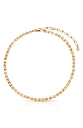 Ettika Modern Loop Chain Necklace in Gold at Nordstrom