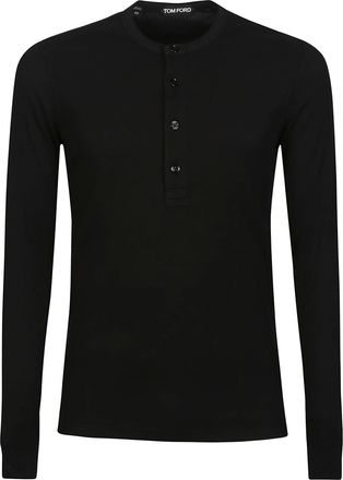 Tom Ford Long Sleeve Henley T-shirt