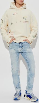 Dsquared2 Sweatshirt With Logo, Mens, Cream