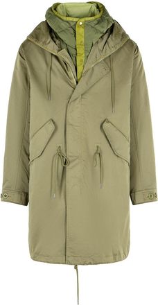 C.P. Company Green Polyester Blend Parka