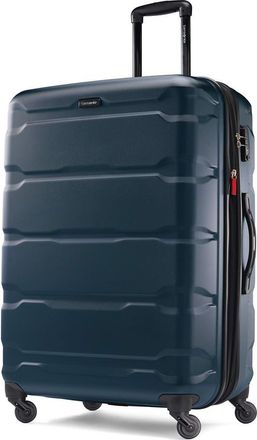 Samsonite Omni PC Checked-Large 28-Inch Hardside Expandable Luggage with Spinner Wheels in Teal at Nordstrom