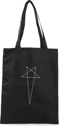 Rick Owens Nylon Tote Bag - Heren - Shoppers - Zwart - ONE Size - Nylon - Tassen
