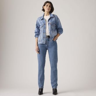 Levi's 501 Original Jeans - Womens - 23X30 - Medium Wash / Medium Indigo Stonewash