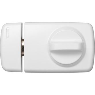 ABUS Cerrojo De Puerta Adicional Bot&oacute;n Rotativo Blanco - Abus 532702 7010 W