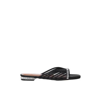 Kurt Geiger Schoenen, Dames, Zwart, 40 EU, Flat Sandalen
