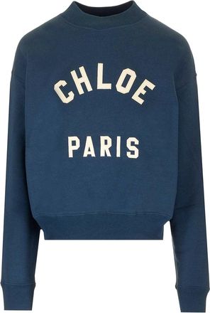 Chloé Cotton Sweatshirt-Donna