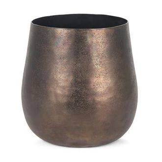 Mercana Quade Large Textured Metal Vase in Gold at Nordstrom