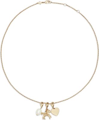 Tory Burch Collana Curiosity con pendente - Oro