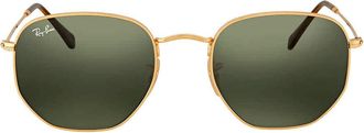 Ray-Ban Ray Ban Hexagonal Flat Lenses Green Classic G-15 Unisex Sunglasses RB3548N 001 54