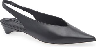 Tony Bianco Esmae Slingback Pump in Black Nappa at Nordstrom, Size 6.5