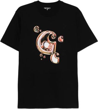 Carhartt Work in Progress printed T-shirt - men - Organic Cotton - S - Black