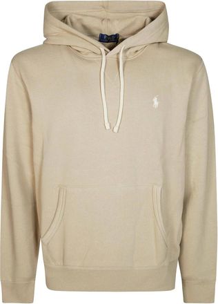 Polo Ralph Lauren Lspohood M2 Long Sleeve Knit - Heren - Hoodies - Beige - XL - Katoen - Hoodies & sweatvesten