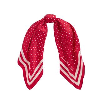 Ralph Lauren Pa&ntilde;uelo cuadrado de seda - Accessories - Mujer - Rojo - ONE SIZE