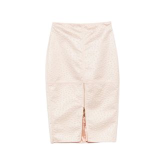 Elisabetta Franchi Midi Skirts, female, Pink, Size: L Skirt