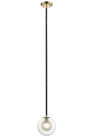Netlighting Remy 1 Light Ceiling Light Gold Black