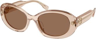 Tory Burch TY7214U 195473 Womens Sunglasses Brown Size 53