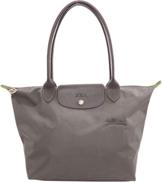 Longchamp Gray Nylon Tote Bag (Pre-Owned)
