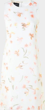 Akris Floral Layered Sleeveless Mini Dress