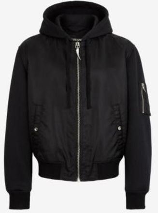 Roberto Cavalli Hooded Bomber Jacket, Brand Size 52 ( US Size 42 )