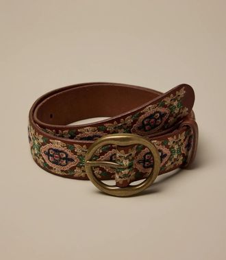 Lucky Brand Multi Emboridered Belt