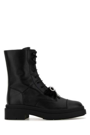 Jimmy Choo London Black Leather Boots