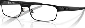 Oakley 55mm Rectangle optical glasses in Black at Nordstrom