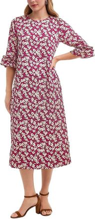 Draper James Crewneck Midi Dress