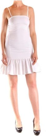 Pinko Occasiejurk - Dames - Kleedjes - Wit - S - Katoen - Kleedjes