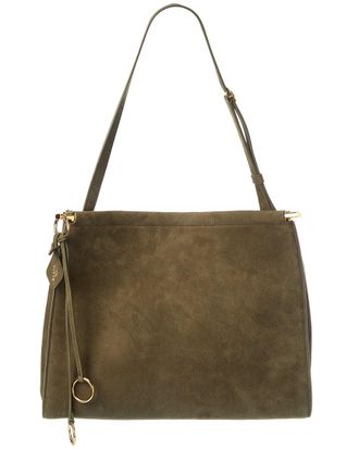 Alaia Ala&iuml;a Le Click Medium Square Leather Shoulder Bag
