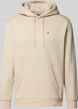 Tommy Jeans Regular Fit Hoodie aus Baumwoll-Mix in Beige, Größe XXL