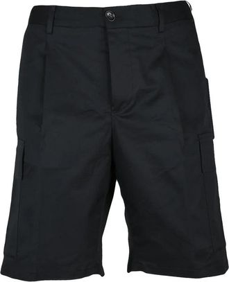 Les Hommes Bermuda Shorts - Black