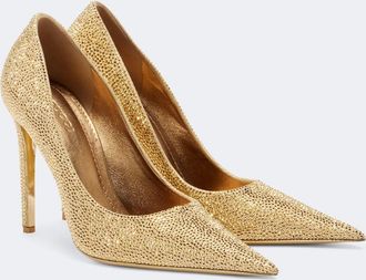 Gucci Donna embellished leather pumps