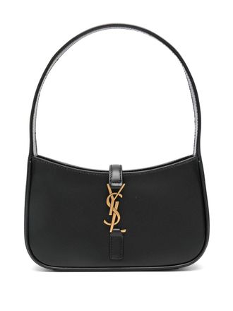 Saint Laurent Le 5 &agrave; 7 mini-schoudertas - Zwart