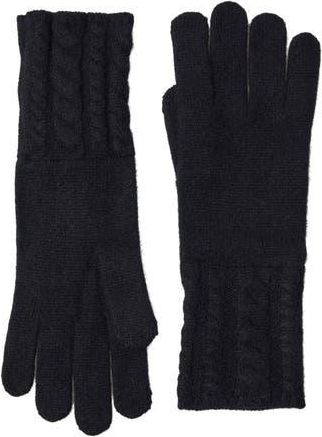 Bruno Magli Cashmere Knit Gloves in Black at Nordstrom Rack