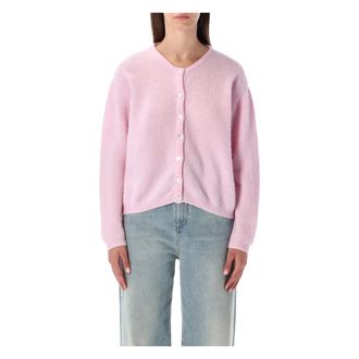 American Vintage Vitow Cardigan - Dames - Truien - Roze - Maat: M Wol