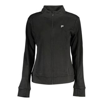 Fila Zip-throughs, female, Black, Size: XS Long Sleeve Sweatshirt